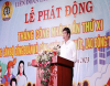 Phó Chủ tịch UBND tỉnh Lâm Hải Giang phát biểu tại buổi lễ
