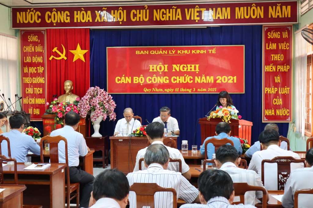 Hội nghị Cán bộ công chức Ban Quản lý Khu kinh tế năm 2021