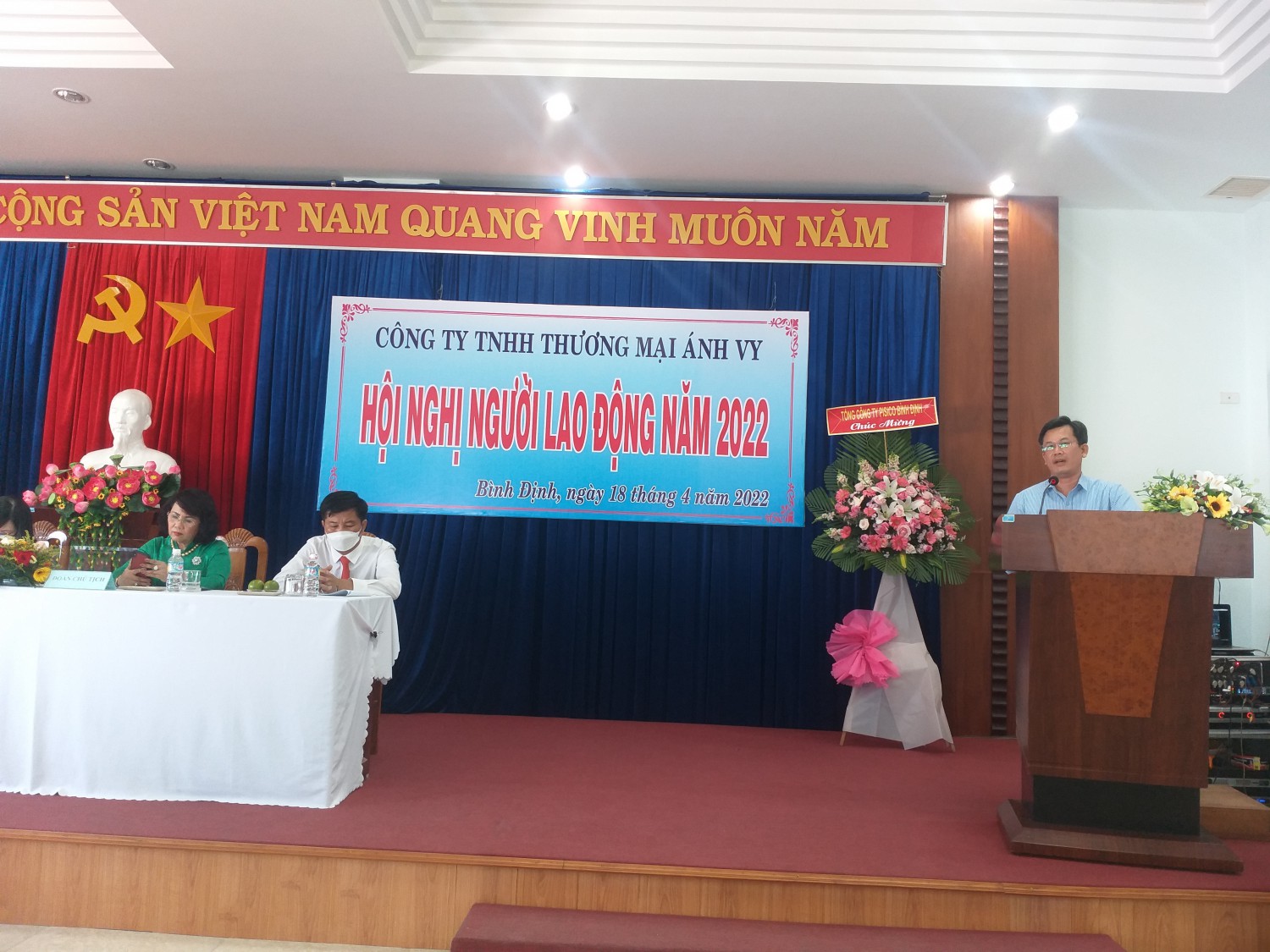 Ông Cao Thanh Thương, Phó Trưởng Ban BQL KKT phát biểu tại Hội nghị