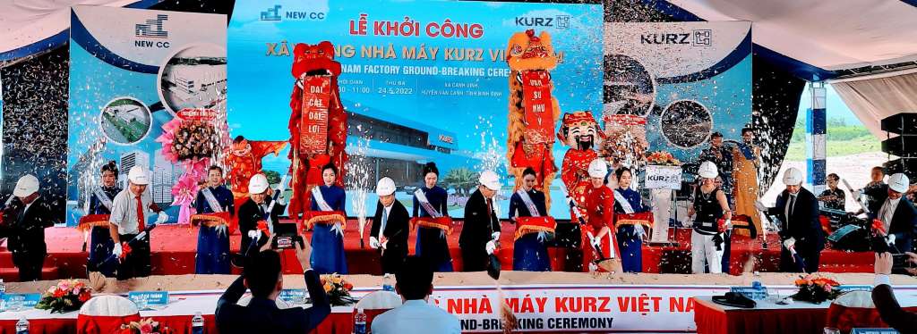 GERMAN KURZ’S PROJECT GROUND-BREAKING CEREMONY IN BECAMEX VSIP BINH DINH, VIET NAM