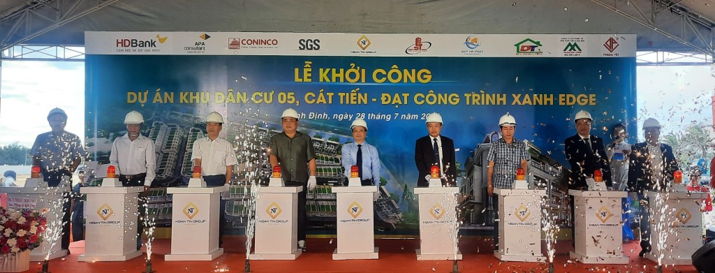 OPENING CEREMONY OF 05 RESIDENTIAL AREA PROJECT IN CAT TIEN TOWN OF NEZ