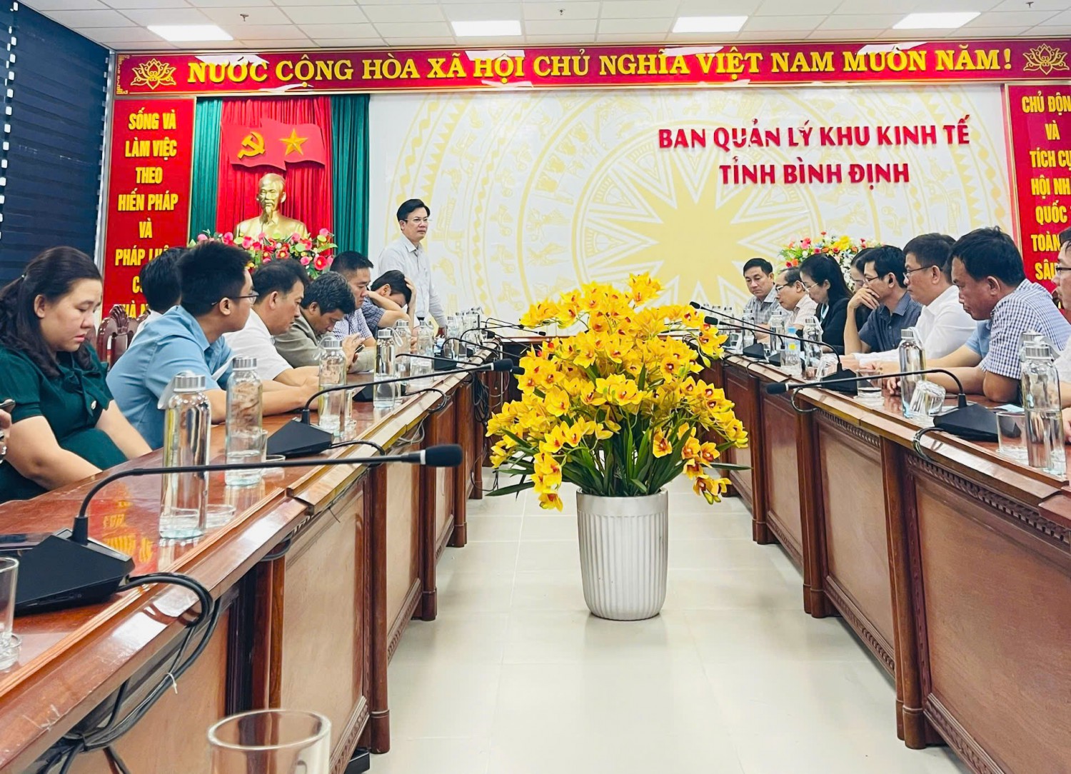 Hội nghị triển khai nhiệm vụ công tác trọng tâm năm 2025 của Ban Quản lý dự án và Giải phóng mặt bằng Khu kinh tế